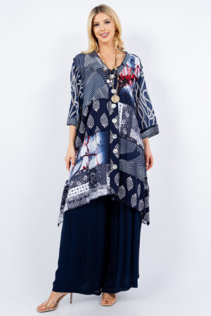 5896HC Navy/White