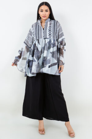 5926TOP Black/White