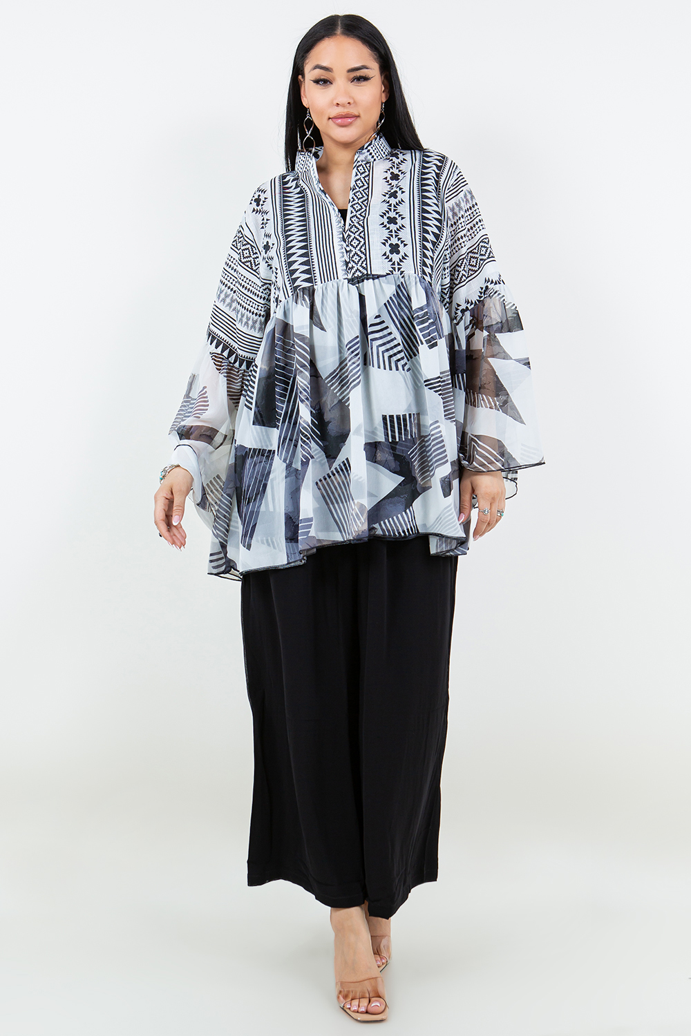 5926TOP Black/White - Image 2