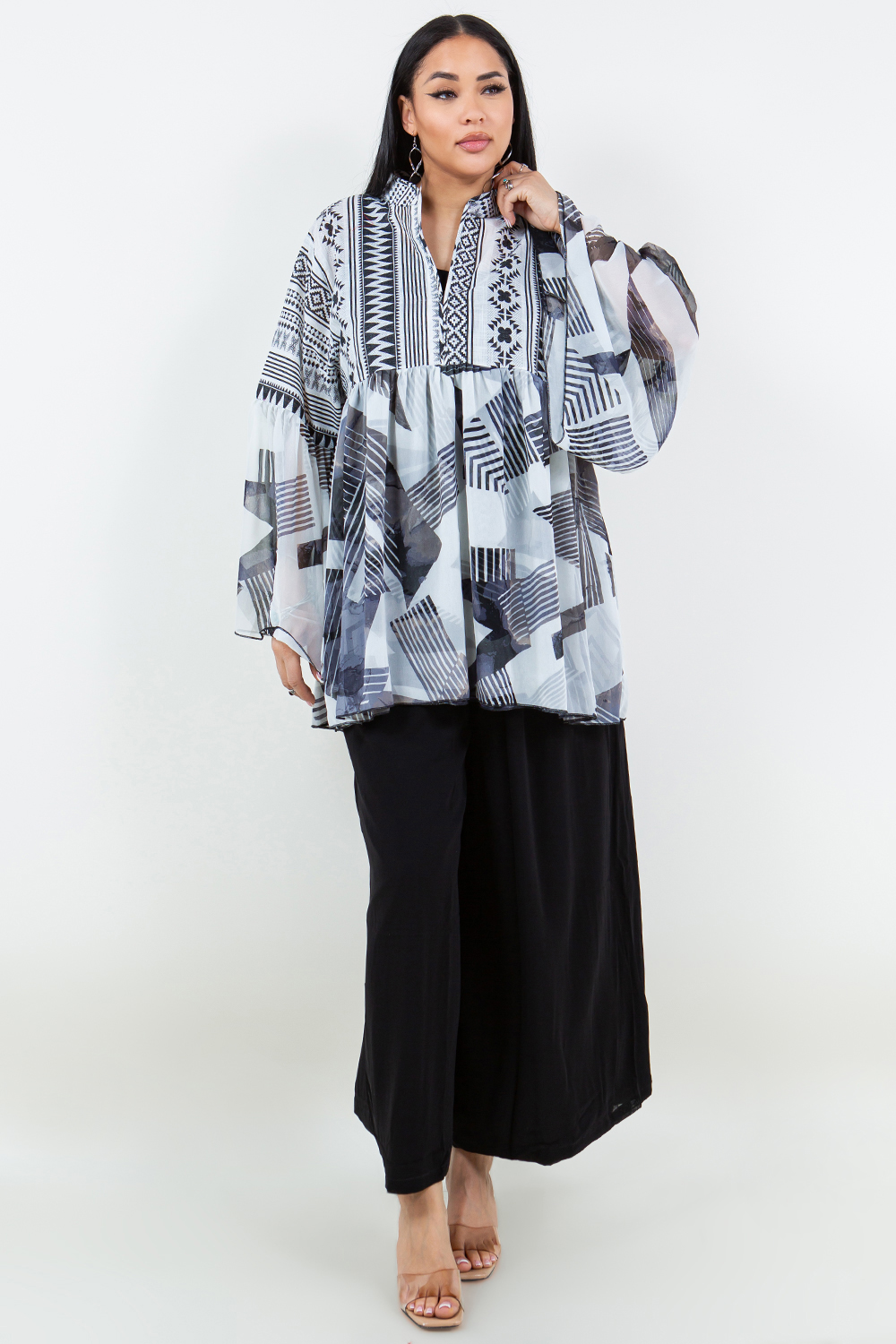 5926TOP Black/White - Image 3