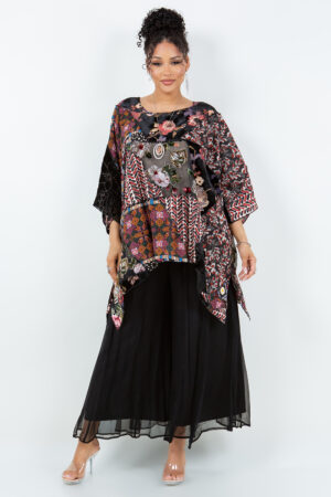 6054CUTOP Black/Red