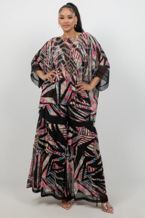 6284SET Black/Fuschia